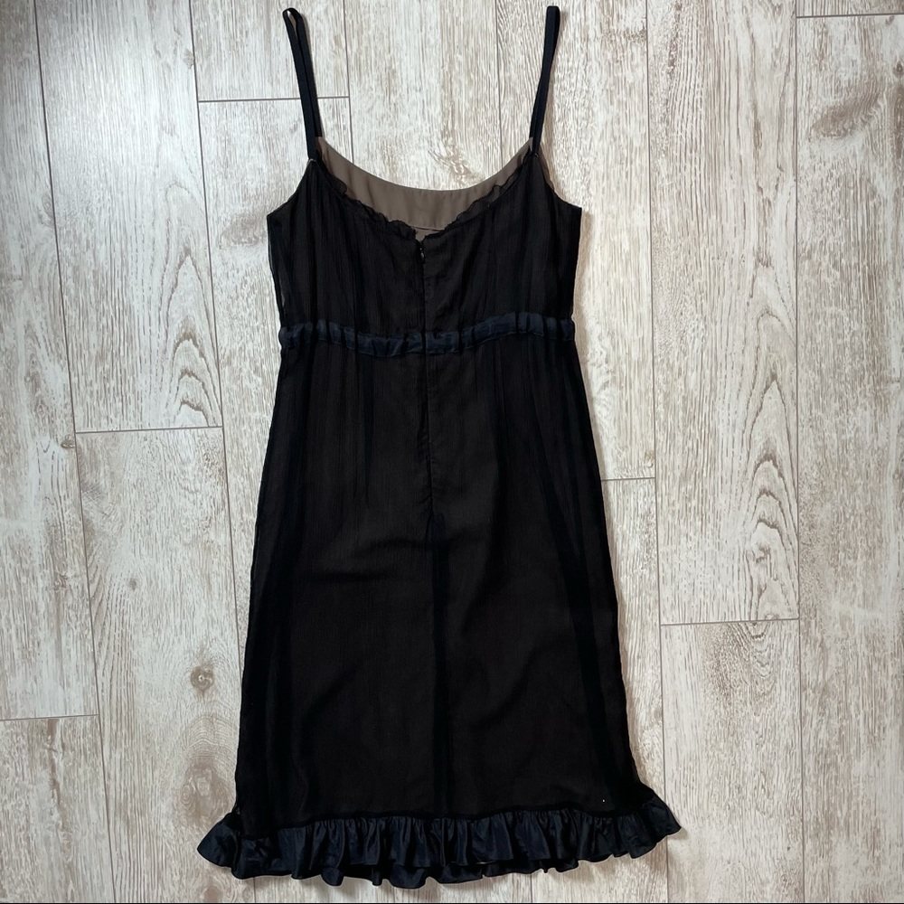 VERA WANG silk black dress 6 - Picture 5 of 5